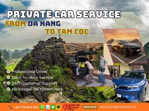 Private Car From Da Nang To Tam Coc